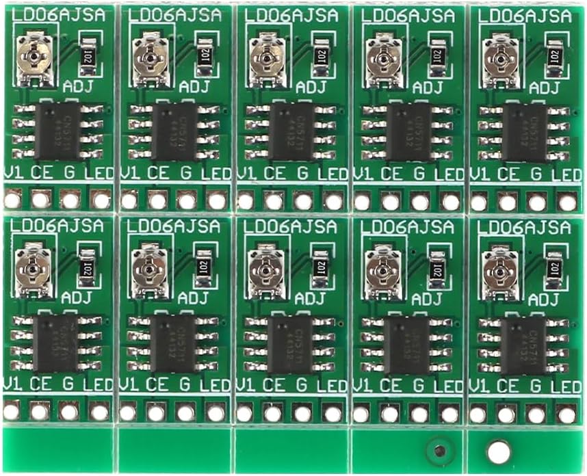 Placas controladoras de corriente ajustable para LED con entrada de 2,8 a 6 V